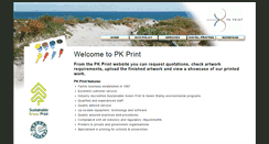 Desktop Screenshot of pkprint.com.au